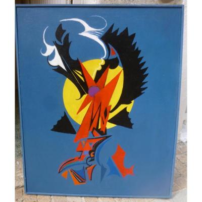 Table Abstract Olive Tamari