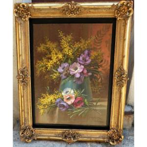 Bouquet Of Flowers By Umberto Tolleri Nice 1929