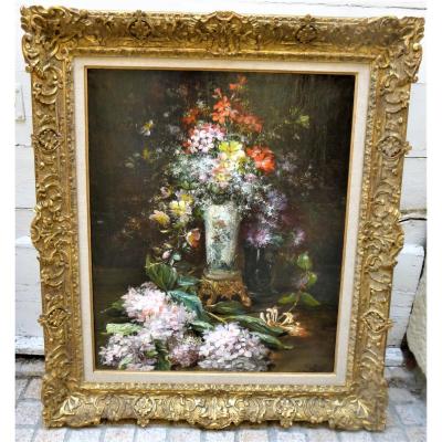 Floral Composition By Emmanuel Meyer 1836 - Around 1890