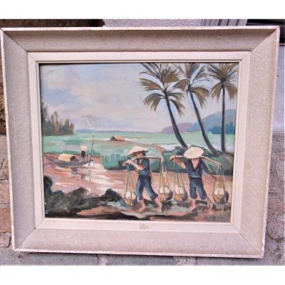 La Riziere Vietnam 1949 By Jean Abadie 1921-2010