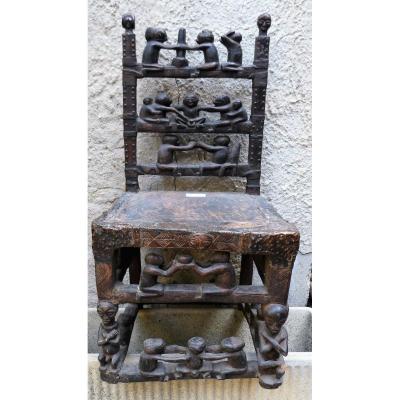  Tchokwe Throne XIXth Century