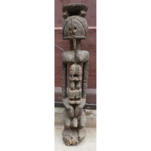 Dogon Sculpture From Mali With Crusty Patina