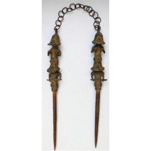 Pair Of Edan With His Yoruba Channel- Nigeria