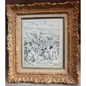 Cubizing Landscape By André Favory Around 1910