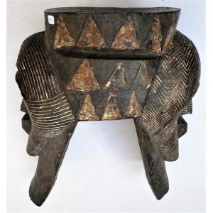 Janus Songye Kifwebe Stool - Congo