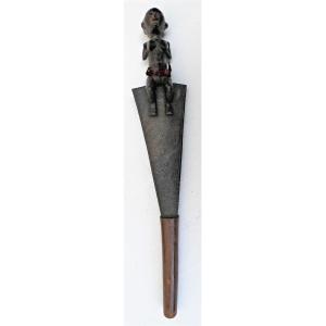 Old Luba Scepter, Shaba From Congo