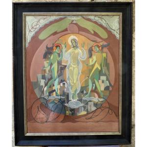 Cubist Composition By Louis Giraud 1910 -?