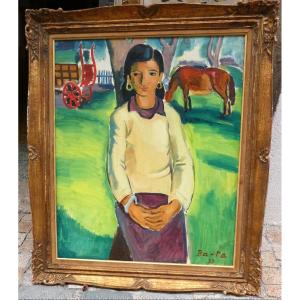 Portrait By Laszlo Barta From 1933