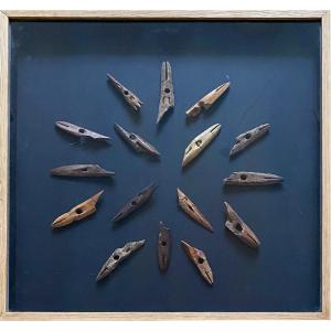 Inuit Harpoon Point Set, Alaska