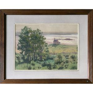 The Saint-maurice-du-bas Chapel In Lamballe, Brittany By Charles Guilloux