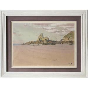 Synthetic Landscape In Brittany By Charles Guilloux