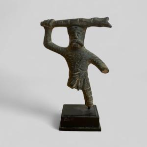 Wild Man, Candlestick Fragment, Nuremberg, Germany, 15th Century 