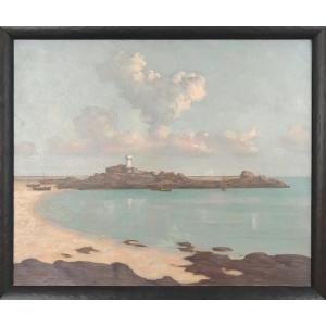The Trévignon Lighthouse, Brittany, By Louis Cylkow 