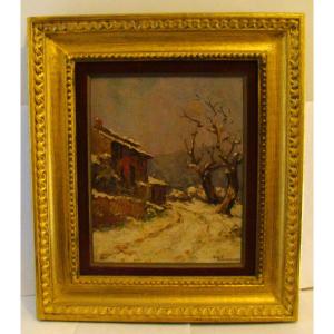 By André Béronneau, Captivating Landscape Under The Snow, Around Lyon
