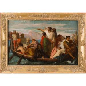 Felix-joseph Barrias, "the Exiles Of Tiberius", Circa 1849