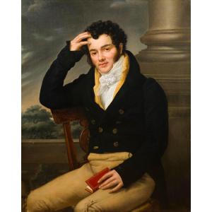 "portrait Of A Gentleman", Péan Du Pavillon, Oil On Canvas, 1816