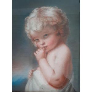 Pastel Child Portrait.