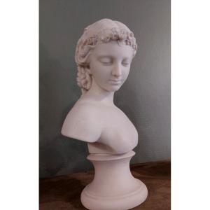 Porcelain Bust Of A Woman.