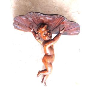 Wooden Putti