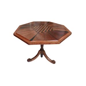 Pedestal Table, Game Table.
