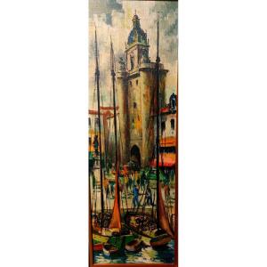 Painting Of The Port Of La Rochelle