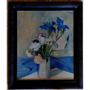 Painting "bouquet Of Flowers" By Michael Baxte.