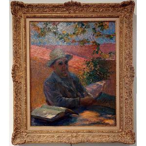 Marcel Poggioli Portrait On A Provençal Terrace