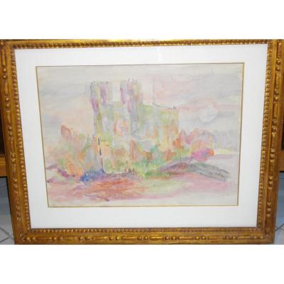 André Barbier (1883-1970) View From Notre-dame In Paris