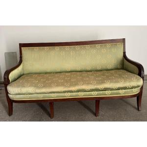 A Set: A Sofa, A Bergere, An Empire Period Armchair