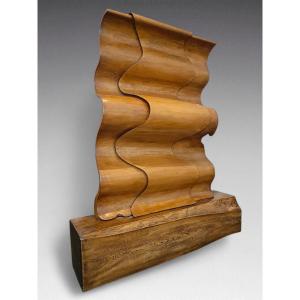 Monolith - Wooden Sculpture. Japan (circa 1970)