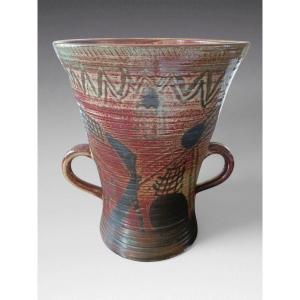 Accolay - Ceramic Vase. France (circa 1950)