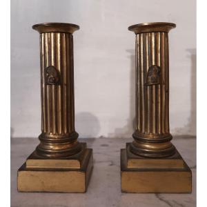 Pair Of Revolutionary Candlesticks