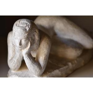 Pryas, Nude Woman With Her Head Resting In Her Hands (circa 1940)