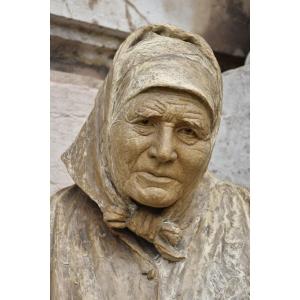 Marie Gallaud, Head Of An Old Breton Woman (1896)