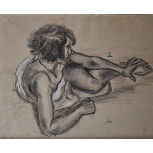 Hippolyte Léty, Woman In Bed (circa 1920)