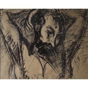 André Auclair, Head Of A Man, Possibly Christ (circa 1940)