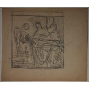 Adolphe Deteix, Study For The Entombment (1937)