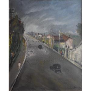 Louis Chapuy, La Montée De Champagne, Lyon (circa 1935)