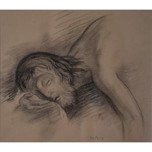 Adolphe Deteix, Study For The Head Of Christ (1937)