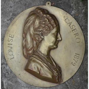 Arthur De Gravillon, Portrait Of Louise Casero (1872)