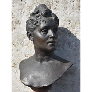 Léopold Bernstamm, Portrait Of A Woman (circa 1900)