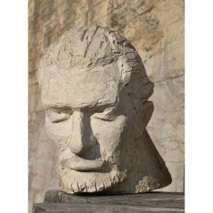 Flaminio Bertoni (masnago 1903 - Antony 1964), Head Of A Bearded Man (1938)