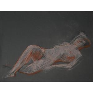 Félix Benneteau-desgrois (paris 1879 - Nogent-sur-marne 1963), Nude Woman (circa 1940)