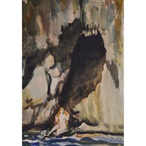 Joseph Marius Avy (marseille 1871 - Paris 1939), Venus On A Dolphin (circa 1910)