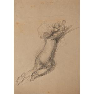 Georges Picard (remiremont 1857 - Yzeures-sur-creuse 1943), Flying Angel (circa 1900)