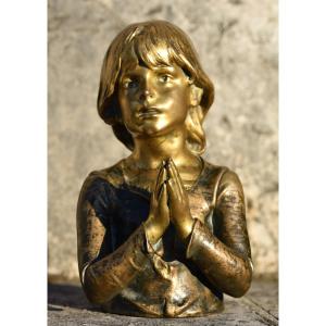 Lucie Signoret Ledieu, Child In Prayer (1884)