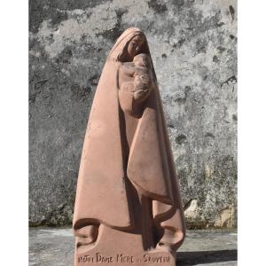 Henri Paul Rey (pesmes 1904 - Paris 1981), Our Lady Mother Of The Savior (circa 1950)