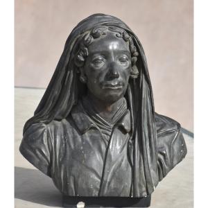 étienne-jules Ramey (paris, 1796 - 1852), Bust Of Veiled Figure (1822)