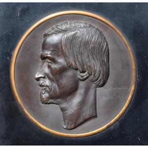 Charles Gumery (vaugirard 1827 - Paris 1871), Portrait Of Charles Bourbaki (1868)