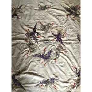 Japanese Motif Embroidery, 20th Century